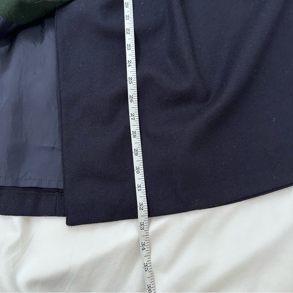 Bayerischer Bavaria Loden Vintage Wool Bavarian Skirt Navy Blue Size Small - Picture 5 of 6